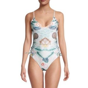 RACHEL Rachel Roy coral reef one piece swimsuit.